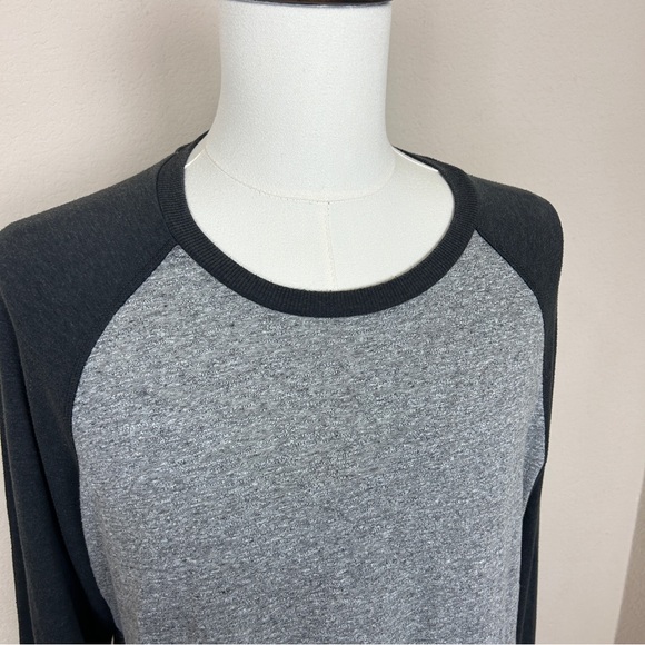 Marine Layer Men's Sz L/XL Double Knit
LS Baseball Raglan Tee Heather GrayBlack - Picture 3 of 8
